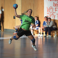 Kathrin Stahl - Leistungsträgerin der 1. Mannschaft (Foto: www.hbz-da.de)