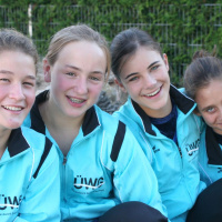 2012 starteten Celine, Liese, Nina und Melissa bei den Deutschen Mannschaftsmeisterschaften. Die drei erstgenannten sind nun beim TVB II in der Landesliga gefordert.